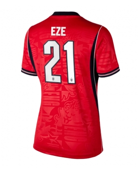Billige Fotballdrakt England Eberechi Eze #21 Replika Bortedrakt Dame VM 2026 Kortermet Billige Fotballdrakt England Eberechi Eze #21 Replika Bortedrakt Dame VM 2026 Kortermet